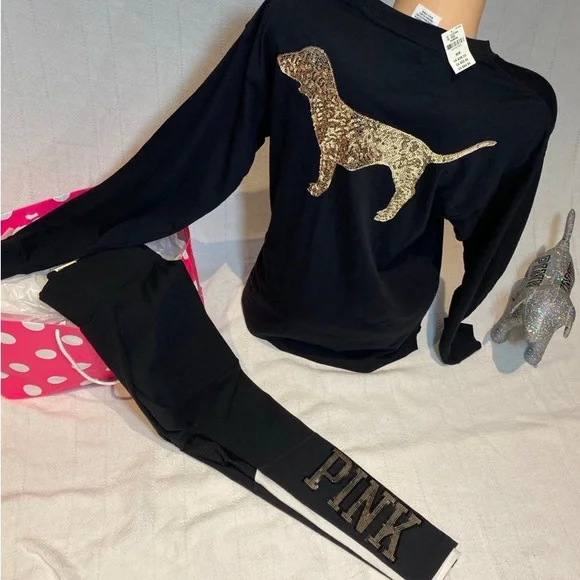 NWT VS PINK BLING SET